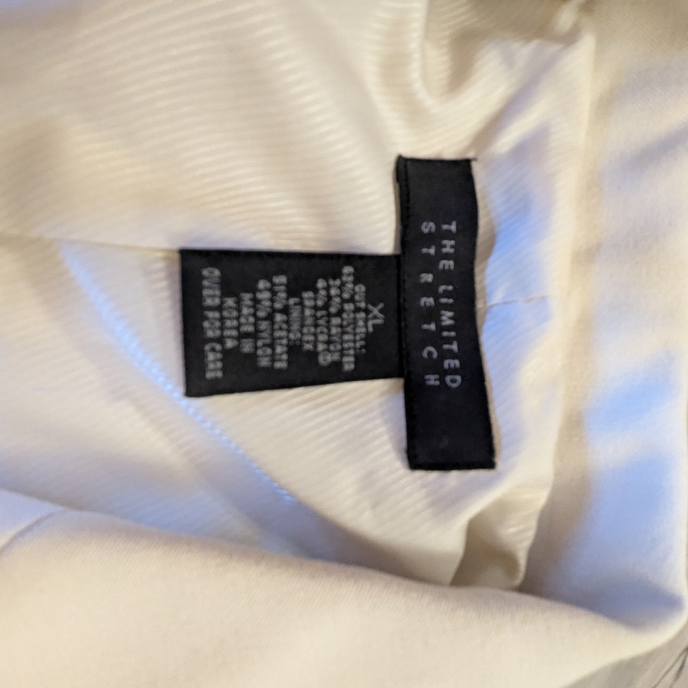 The Limited Off-White Single-Breasted Blazer - Picture 5 of 6